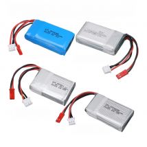 2S 7.4V Battery 700mah 1000mah 1100mah 1200mah Lipo Battery For X600 F46 A949 A959 A969 X6 X101 X102 V666 V262 V323 RC Airplane