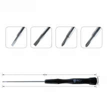 75mm Lengthened Magnetic Screwdriver PH00 PH000 1.5 2.0 Slotted Flatted Head For Mobile Phone Computer Disassemble Repair Tools