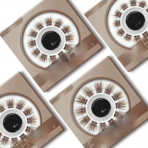 EASITENSION Brown Clusters Individual Lashes Eyelash Extension Professional Makeup Beam Eyelashes Supplies DIY Eyelash Bundles