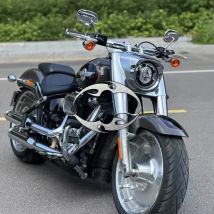 Motorcycle 2 inch Handlebar Drag Bar For Harley Softail Fat Boy Breakout Dyna Fxdf Fat Bob 2007-2024