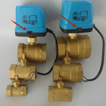 AC220V 110V 24V DC24V 12V Electric actuator motorized brass ball valve 2 way 3 wire 2 Control valve can replace solenoid valve