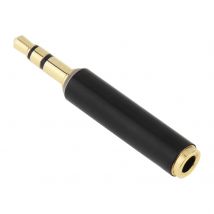 Gold Plated 3.5mm Audio Adapter Converter TRS Male to Female TRRS Stereo 3 Pole to 4 Pole Adapter Audio Connector for Microphone