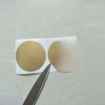 50pcs Scratch Off Stickers 50x50mm 2" Circle Gold Color Round Shape For Wedding Party Tickets Promotional Games Favors