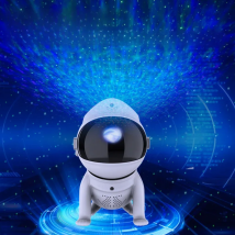 Astronaut Space Dog Projector Starry Night Light Galaxy Star Sky Nebula LED Lamp Kids Home Room Bedroom Decorative Birthday Gift