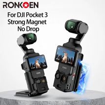Ronkoen PZ-01 per DJI Osmo Pocket 3, custodia magnetica con piastra MagSafe rimovibile, supporto treppiede regolabile, accessori per fotocamera