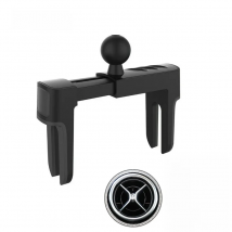 Untoom Car Round Air Vent Clip Mount Universal 17mm Ball Head for Gravity Car Phone Holder Magnetic Mobile Phone Support Stand