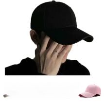 Unisex Hat Plain Curved Sun Visor Hat Outdoor Dustproof Baseball Solid Color Fashion Adjustable Leisure Caps Men Women