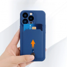 with card holder phone case for iphone 16 13 14 12 11 15 pro max soft cover case for iphone x xs xr max funda Camera protection