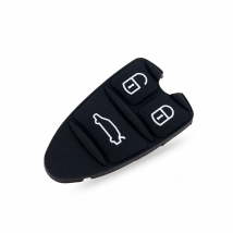 YIQIXIN 2 Piece Rubber Key Shell Case 3 Buttons Repair Leather For Alfa Romeo 159 Brera 156 Spider Smart Card Button Skins Pad