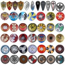 MOC Medieval Castle Knights Shield Figures Parts Building Blocks Soldiers Armor Warriors Weapons Accessory Bricks Kids Toys Gift