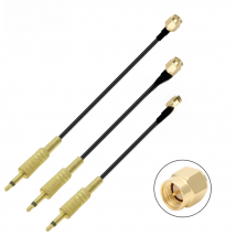 SMA Female Jack to 3.5mm Mono 1/8" Male Plug for CCTV Camera Monitor Antenna Cord 50 Ohm RG174 Pigtail RF Coaxial Cable Jumper