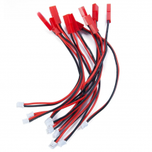 AXSPEED 6Pcs JST Female to PH 2.0-2P Male Micro Lipo Battery Adapter Cables Lines for Axial SCX24 1/24 RC Car Truck Accessories