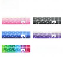 HRH Silicone Keyboard Cover Keypad Skin Protector US Layout For Apple Magic Keyboard with Numeric Keypad A1843 MQ052LL/A