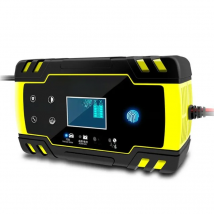 12/24V 8A LCD Touch Screen Automatic Car Battery Charger Intelligent Pulse Repair Chargers Lead Acid AGM Gel Wet Battery-charger