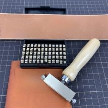 RCIDOS Time New Roman 120pcs 4MM Height Hand Fire Heat Up Brass Letters Hot Foil Stamping tools