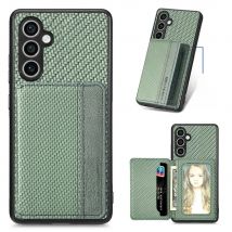 Leather Card RFID Back Panel For Coque Samsung Galaxy A17 A56 A55 A54 A53 A36 A35 A34 A15 14 34 A 56 54 A50 A73 33 A16 5G Case