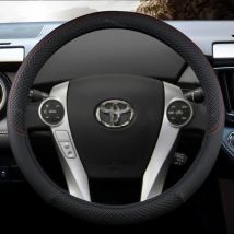 PU Leather Car Steering Wheel Cover For Toyota Prius 30 20 Prius V Prius C Prius Prime Massage Auto Accessories