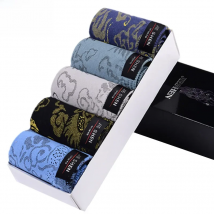 5pcs/Lot 100% Cotton Mens Briefs Men Underwear Male Brief Men's Breathable Panties Underpants L/XL/XXL/XXXL/4XL Plus Size