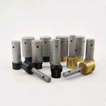 SHDIATOOL 1pc Diamond Finger Bits 10/15/20/25/30/35mm Milling Bits for Tile Marble Enlarge Bevel Hole Opener Porcelain Ceramic