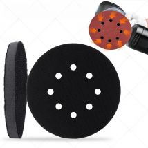 2/3/4/5/6 Inch Flocking Cushion Polishing Pad Soft Self-adhesive Disc Sponge Interface Removing Wax Buffer Pads Sandpaper Tray