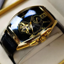 Luxury Mens Automatic Mechanical Watches Tourbillon Skeleton Wrist Clock Male Luminous Man Wrist watch for men relojes mecánicos