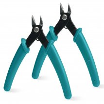 LIBRATON Micro Wire Cutter Precision Electronics Flush Cutter and Side Cutting Pliers Clean Cut for Model Jewelry Model Kits