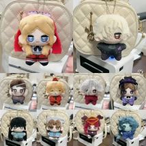 10CM Game Identity V Plush Toys Antiquarian Grave Keeper Professor Naiad Postman Merchant Priestess Pendant Key Chain Kids Gifts