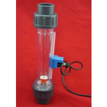 LZS-20A  Pipeline plastic tube water rotameter with flow alarm swith  lower limit(default) or upper limit