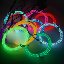 1-5m 10m EL Wire Flexible Neon Light Glow EL Draht Seil Rohr band wasserdichte LED Neon Lichter Schuhe Kleidung Auto De