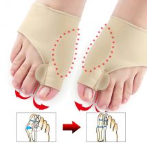 2pcs Big Bone Toe Bunion Splint Straightener Corrector Foot Pedicure Sock For Hallux Valgus Feet Care Protector Foot Care Tools