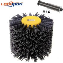 120 mm Winkelschleifer, Schleifdraht, Nylonbürsten, Entgraten, Polieren, Polierscheibe für Möbel, Holz, Körnung 80/120/180/240/320