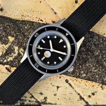 Rdunae TR900 R6tr Pike Automatic Watch 40mm Sterile Dial Vintage For Fifty Fathoms Barracuda C3 Lume 20Bar Mechanical Wristwatch