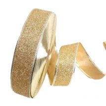 (2m/roll) 50mm Shiny Gold Powder Ribbon Holiday Decoration Gift Packaging Foldable Handmade DIY Crafts Production