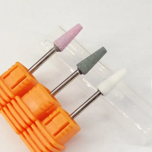 1 PCS 3/32" Ceramic Stone Burr Nail Drill Bit Cutter 3 Size To Choice For Professional Manicure Electric Drills Nail Accessory