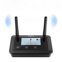 1Mii B03+ Bluetooth Transmitter Receiver aptX LL HD 3.5mm Aux Audio Bluetooth 5.0 Adapter for TV PC Headphone with LCD Screen