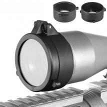 Fire Wolf translucent rifle scope accessories Quick Flip Spring Lens protective Cover Cap for Optical sight hunting accessories