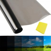 3Mx50CM VLT Black Car Window Foils Tinting Film Home Window Glass Solar UV Protector Sticker Films Pearl Cotton Stick Box PAC