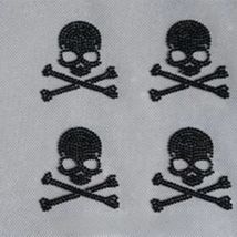 6PC/Lot Skull Iron on Stickers Crystal Transfers Hot Fix Rhinestone Applique Patches for Bags Design Motifs
