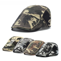 Classic Camouflage Berets Hats Men Casual Boinas Flat Cap Camo Cotton Newsboy Caps Fashion Autumn Gorras Cabbie Hat for Women