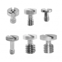 1/4 Inch Camera Screw 3/8 Quick Release Plate Screw Round Head Tripod Ballhead Mount Photography Accessories For SLR Camera