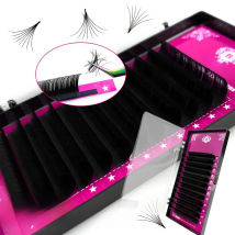 Abonnie All Size C/D/L Curl Classical Individual Eyelash Extension Mink Lashes Tray Russian Volume Matte Eyelashes