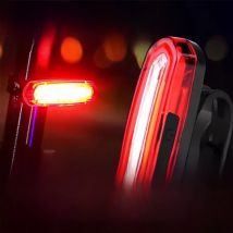 Bicycle Tail Light Night Cycling Outdoor USB Rechargeable MTB Road Bike Rear Lamp COB LED Cycling Bicycle Safety Warning Lights