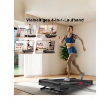 Walking Pad Treadmill for Home 9%Incline Under Desk Treadmill 3.0HP Quiet Motor Walking Running Machine with LCD Displa