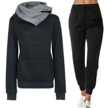 2025 New Arrival Women's Tracksuit Hoodie and Sweatpants Fall&winter Daily Casual Sport Jogging Suit Urban Fashion Hooded Outfit