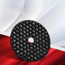 1Pc Casaverde 4 Inch Black Diamond Buff Pad Diamond Polishing Pads Dry Buff Disc for Marble Granite Quartz Polishing & Glazing