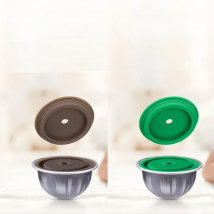 Reusable Silicone Cover Lid for Nespresso Vertuo Next Reusable Coffee Capsule Lid Pod Cover & Food Grade Silicone Lid