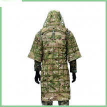 Ghillie Suit Foundation, Ghillie Poncho, Camouflage Hunting Ghillie Base, Ghillie Cape Sniper Viper Hood for Airsoft Paintball