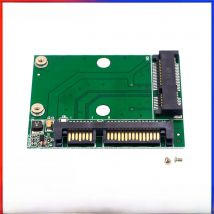 TISHRIC M.2 MSATA SSD To 2.5 SATA Adapter M2 Mini PCI SSD Converter Riser Card Module Board For PC Laptop Add On Card Up To 6Gps