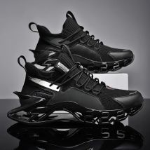 Spring Men Sneakers Breathable Casual Shoes High Quality Antiskid Damping Sports Shoes Outdoor Comfortable Mesh Shoes Zapatillas