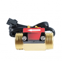 1/2" 3/4" 1" Brass Water Flow Sensor Flowmeter Hall Flow Sensor Water Control Liquid Sensor Switch